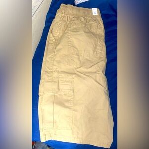 Big Boys Beige Cargo Shorts